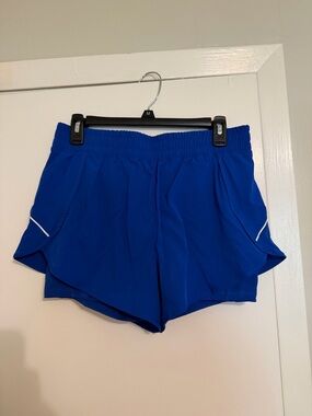 Women's Athletic Running Shorts - Royal Blue